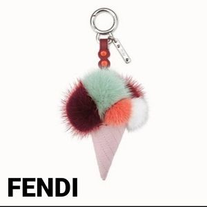 ❤❤ FENDI ICE CREAM KEY CHARM KEYCHAIN